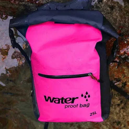Rose IKSNAIL Открытый водонепроницаемый плавательный мешок рюкзак ведро сухой мешок сумка для хранения Рафтинг Спорт Каякинг каноэ дорожная сумка - Цвет: Rose