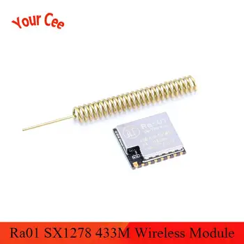 

Ra-01 LoRa SX1278 433M Wireless Spread Spectrum Transmission Module Serial Port UART Interface Ra01