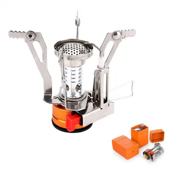 

Ultralight Portable Camping Stoves Backpacking Stove with Piezo Ignition Adjustable for Traveling, Hiking, Mountaineering,Hiking