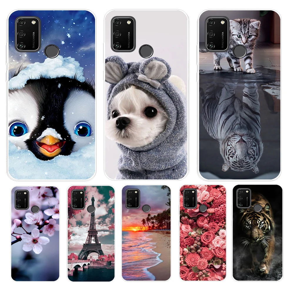 Honor-funda de silicona para teléfono móvil Huawei, carcasa de protección trasera mate para Huawei Honor 9X Lite 9S, Honor 9A