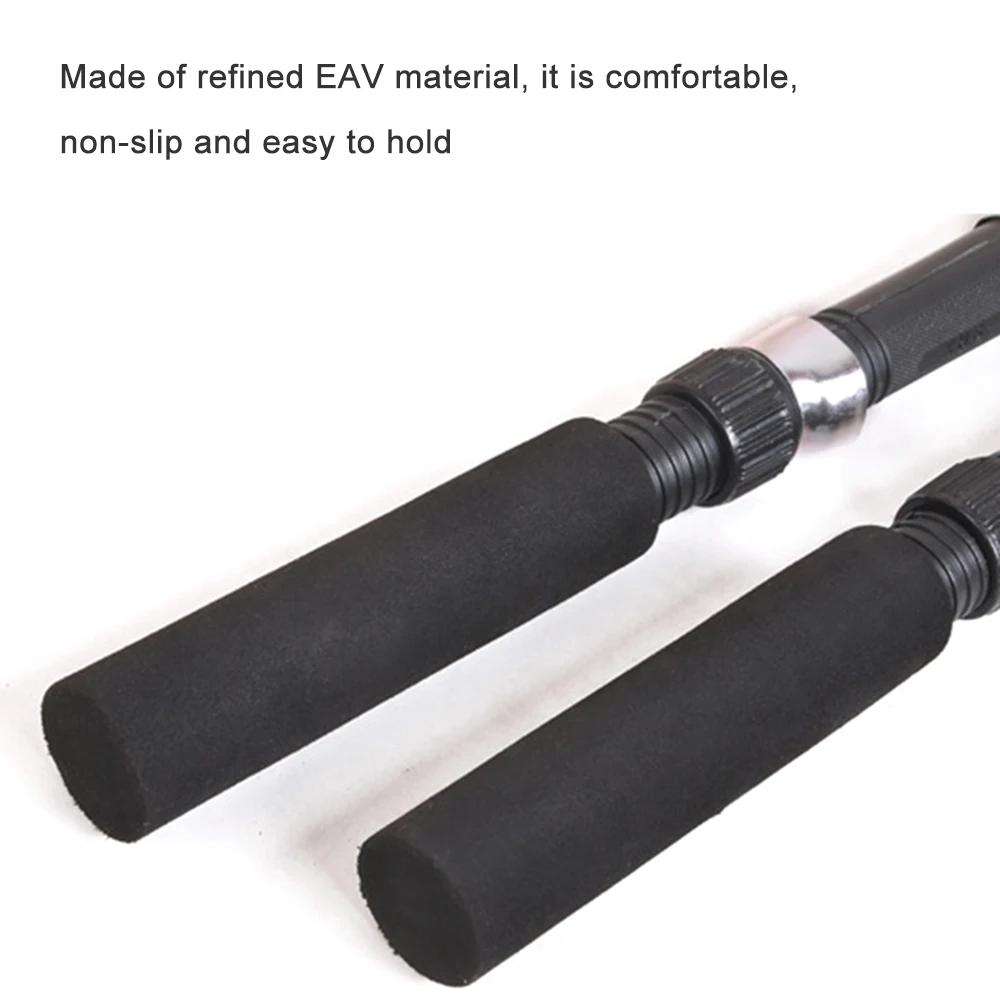 New Fishing Rod 74cm/110cm EVA Material Ice Fishing Rod Beginners Short Lure Fishing Rod Non-slip Power Hand Fishing Tackle