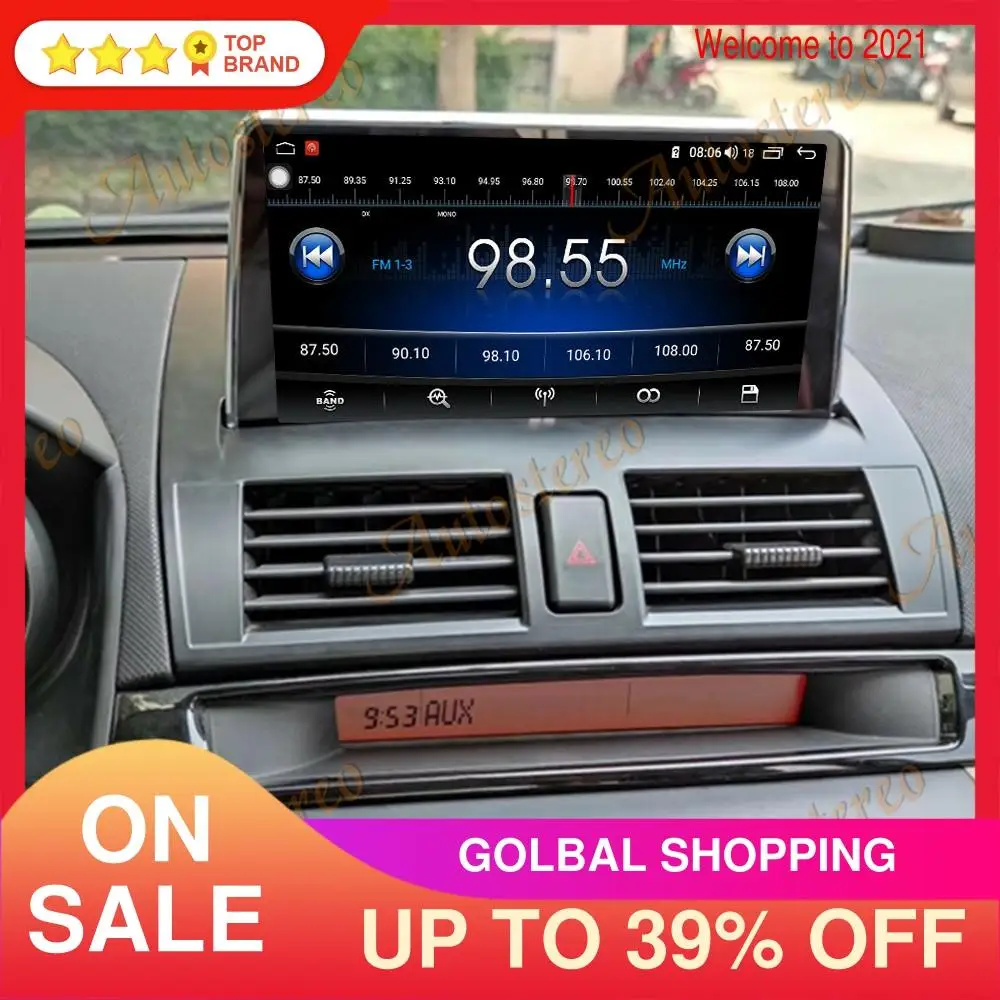 Для Mazda 3 2003 2009 Android 10 0 4 Гб + 64 ГБ Автомобильный Радио плеер GPS навигация авто стерео