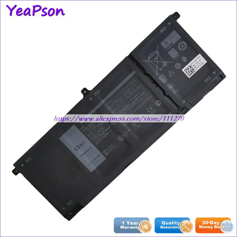 Yeapson H5CKD 9077G TXD03 15V 3530mAh 53Wh Laptop Battery For Dell Latitude 15 3510 Notebook computer | Компьютеры и офис