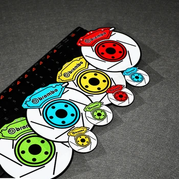 

LuLu Sticker #028 Awabi Brake Emblem Reflective Modified Car Stickers and Decals Motocross Motorcycle Racing Helmet Sticker