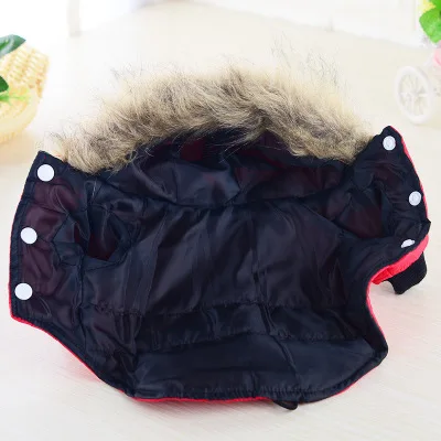 Зимняя одежда для собак теплая куртка для питомца костюм одежда для домашних животных хлопок для французского для бульдога Чихуахуа товары для домашних животных