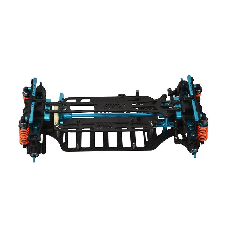 Алюминиевый сплав и карбоновый вал привода 1/10 4WD Touring Car Frame Kit для TAMIYA TT01 TT01E/TT01 TGS автомобиля