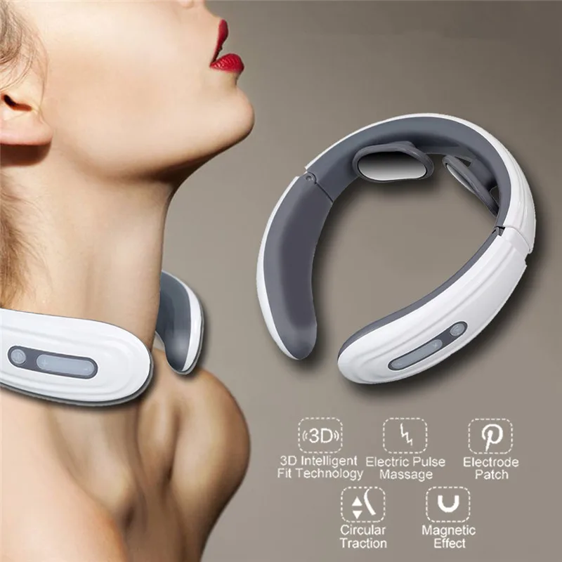 New Electric Neck Massager Smart Back and Neck Massager Cervical Body Massage Electric for Back Pain Shoulder Massage Relaxation
