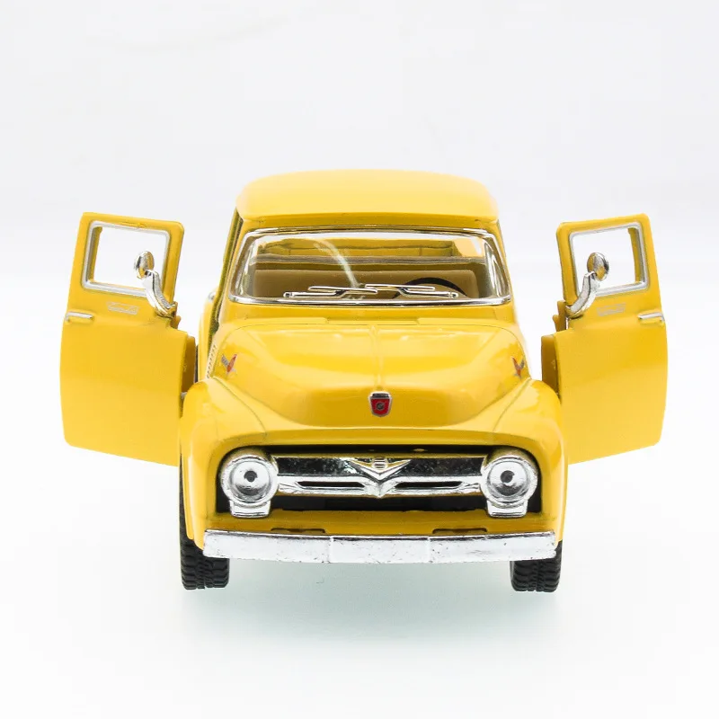 High Simulation Exquisite Diecasts&toy Vehicles: Kinsmart Car Styling 1956 Ford F100 Pickup Trucks 1:38 Alloy Diecast Car Model