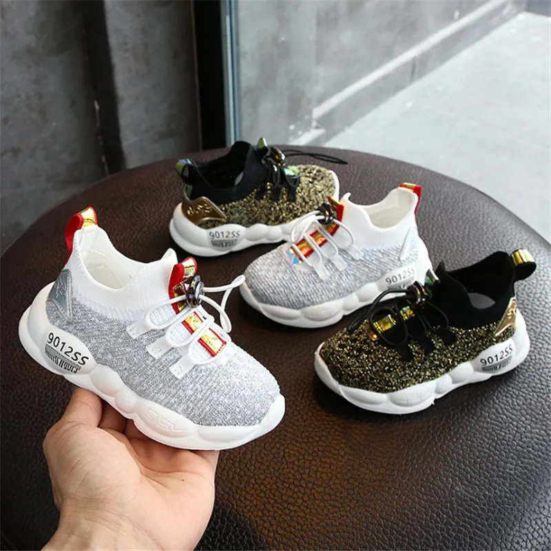 Autumn Children Shoes Toddler Boys Shoes Mesh Breathable Girls Sport Shoes Outdoor Shoes Soft Sole Baby Kids Sneakers