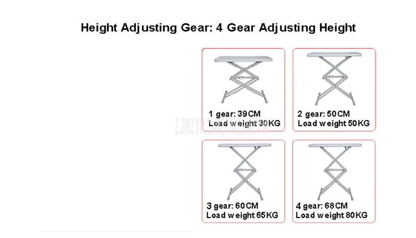 Складной Открытый Стол стальная рама портативный Кемпинг травальный стол для пикника 4 передач регулируемый по высоте домашний барбекю