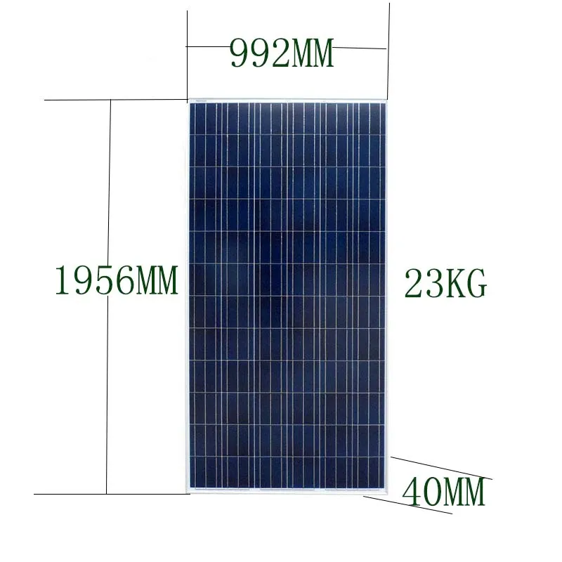 24 В поликристаллическая солнечная панель 300 Вт 600 Вт 900 Вт 1200 Вт 1500 Вт 1800 Вт 2100 Вт солнечное зарядное устройство солнечная энергетическая система для дома светильник