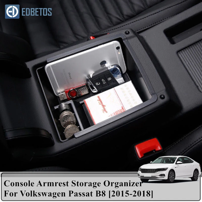 Organizador de coche Volkswagen Passat B8, para Volkswagen Passat B8, 2015, 2016, 2017, 2018|Reposabrazos| - AliExpress