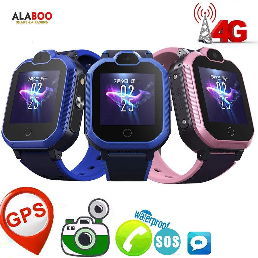 

IP67 Waterproof Smart 4G Remote Camera GPS WI-FI Kid Student Child Wristwatch SOS Video Call Monitor Trace Location Phone Watch