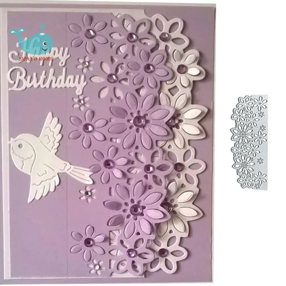 

lace flower Metal Cutting Dies Scrapbooking Stencil for Album Paper DIY Gift Card Decoration Embossing Dies New 2019
