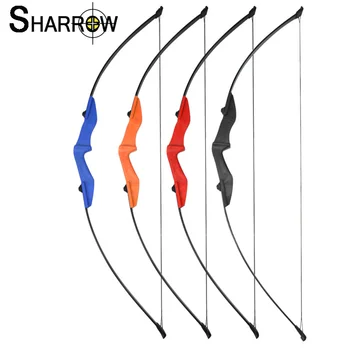 

1Set 55 inch 30/35/40 lbs Archery Recurve Hunting Bow Brace Height 24inch Resin Fiber Limbs With Double Arrow Stand For Shooting