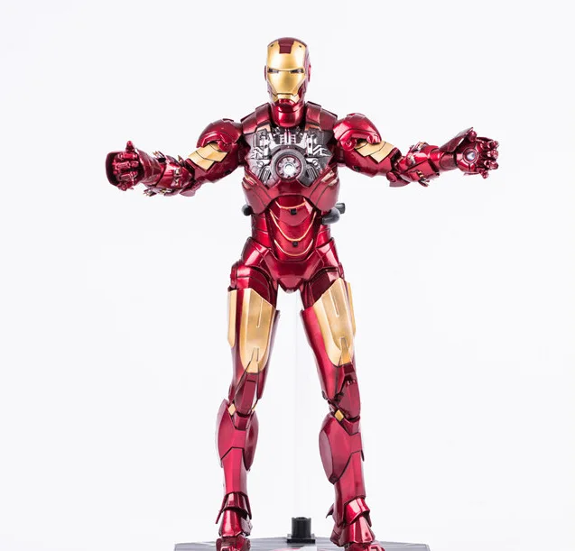 

HC MMS Marvel Avengers Iron Man 2 MK4 1/6 Action Figure Mark 4 PVC Model Collection Toys 28cm