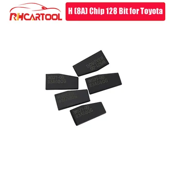 

1/2/5Pcs/Lot Car Key Chip Key Blank New Transponder H (8A) Chip 128 Bit for Toyota Rav4 Highlander Corolla Sienna Sequoia Camry