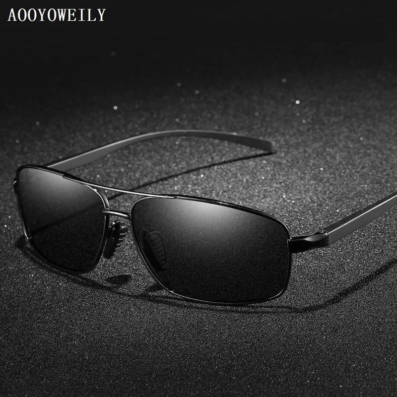 AOCCK Lunettes de soleil Polarized Photochromic Sunglasses Men Designer Driver Sun Glasses For UV400 Male Driving Fishing Oculos De