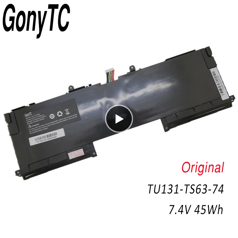 GONYTC 7.4V 45wh TU131-TS63-74 Original Laptop Battery For DELL XPS13 8808 U13S881 U33X UX32K TU131 | Компьютеры и офис