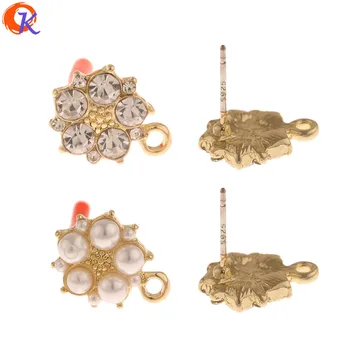 

Cordial Design 50Pcs 11*14MM Jewelry Accessories/Hand Made/Earrings Stud/Flower Shape/DIY Parts/Jewelry Making/Earring Findings