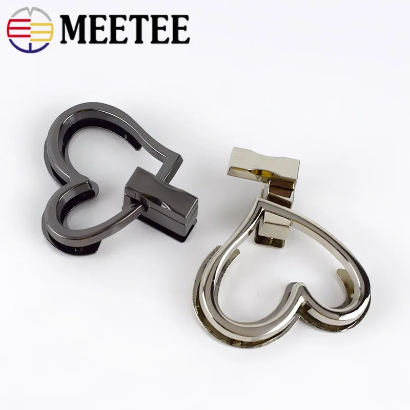 Meetee флэш застежка Поворотный замок пряжки сделай сам сумка кошелек фурнитура