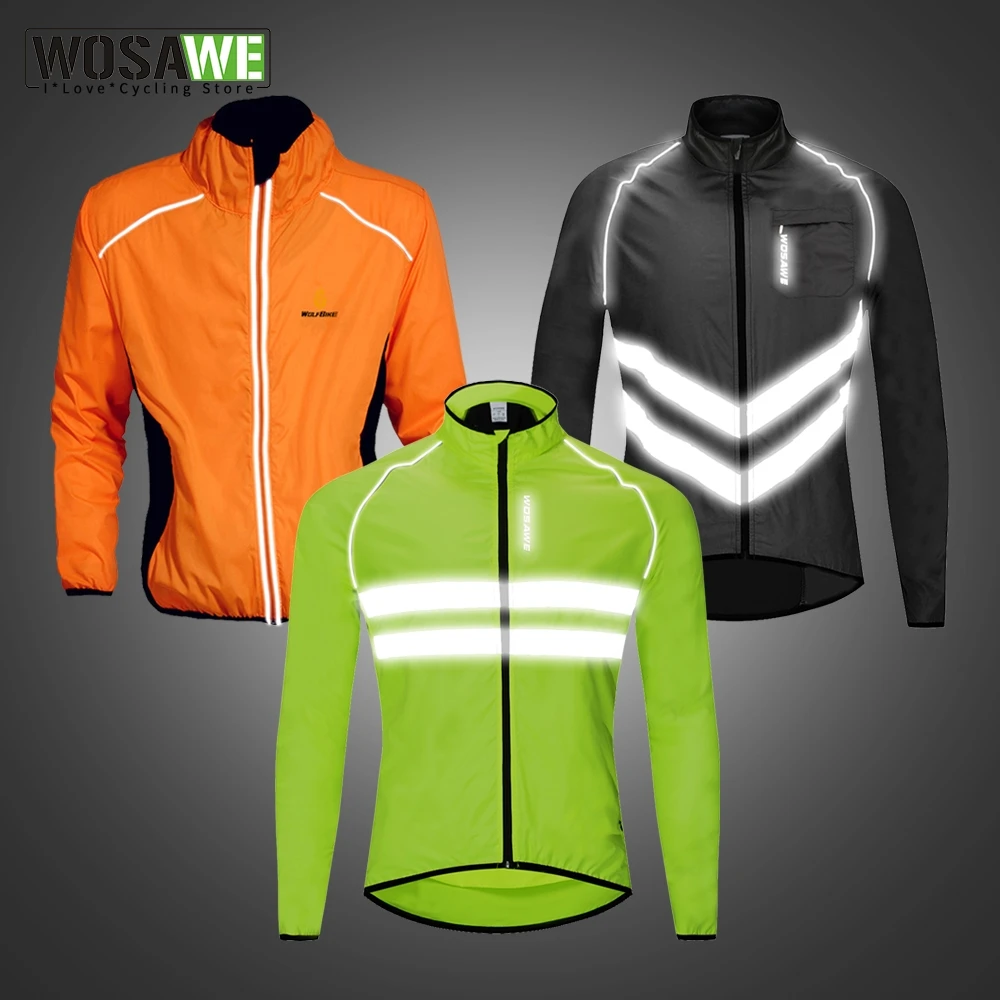 Wosawe Fietsen Jas Heren Windjack Winddicht Waterdicht Ademend Licht  Gewicht Bike Riding Jacket Vest Mannen Reflecterende Jas|Cycling Jackets| -  AliExpress