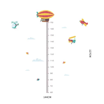 

Cartoon Seabed Animals Height Measure Wall Stickers Home Decor DIY Simple Chart Ruler Decoration For Kids Rooms Decals Wall Art