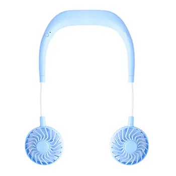 

Portable Lazy Sports Halter Fan Mini Hanging Neck Fan USB Rechargeable Cover Halter Sports Fan Air Cooler Outdoor
