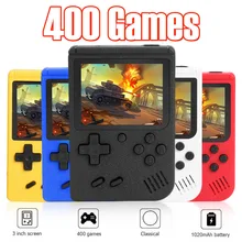 Taşınabilir Retro Video oyunu konsolu 3 inç LCD ekran Retro oyun konsolu 8-Bit Mini cep el oyun oyuncu dahili 400 oyun