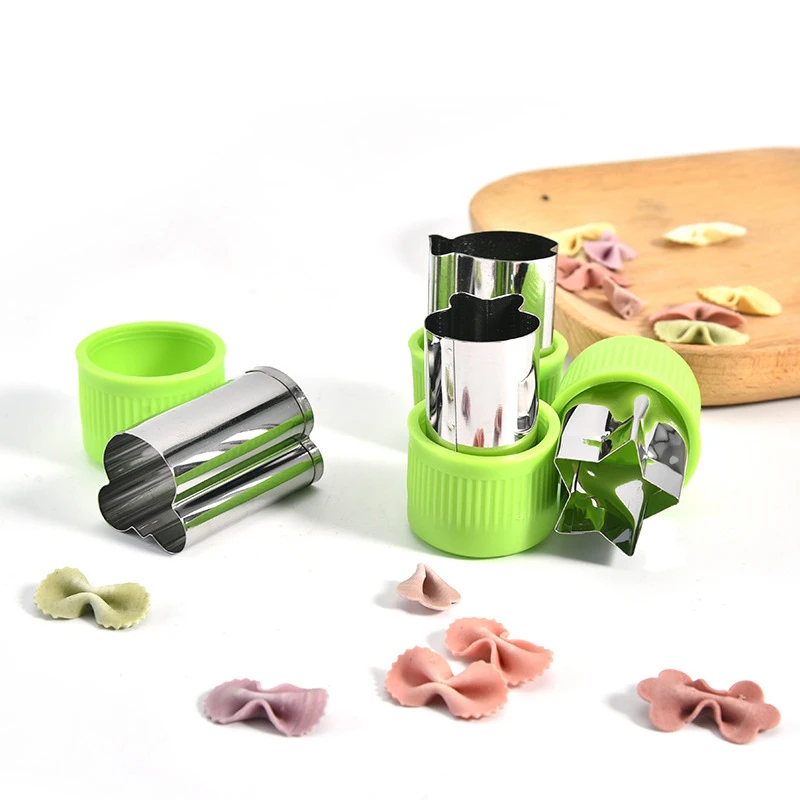 12 Pcs Vegetable Shape Cutter Set Flower Star Mold Cookies Cutter Fruit Slicing Stencil Kids Baking Cookie Mold DIY Baking Tools