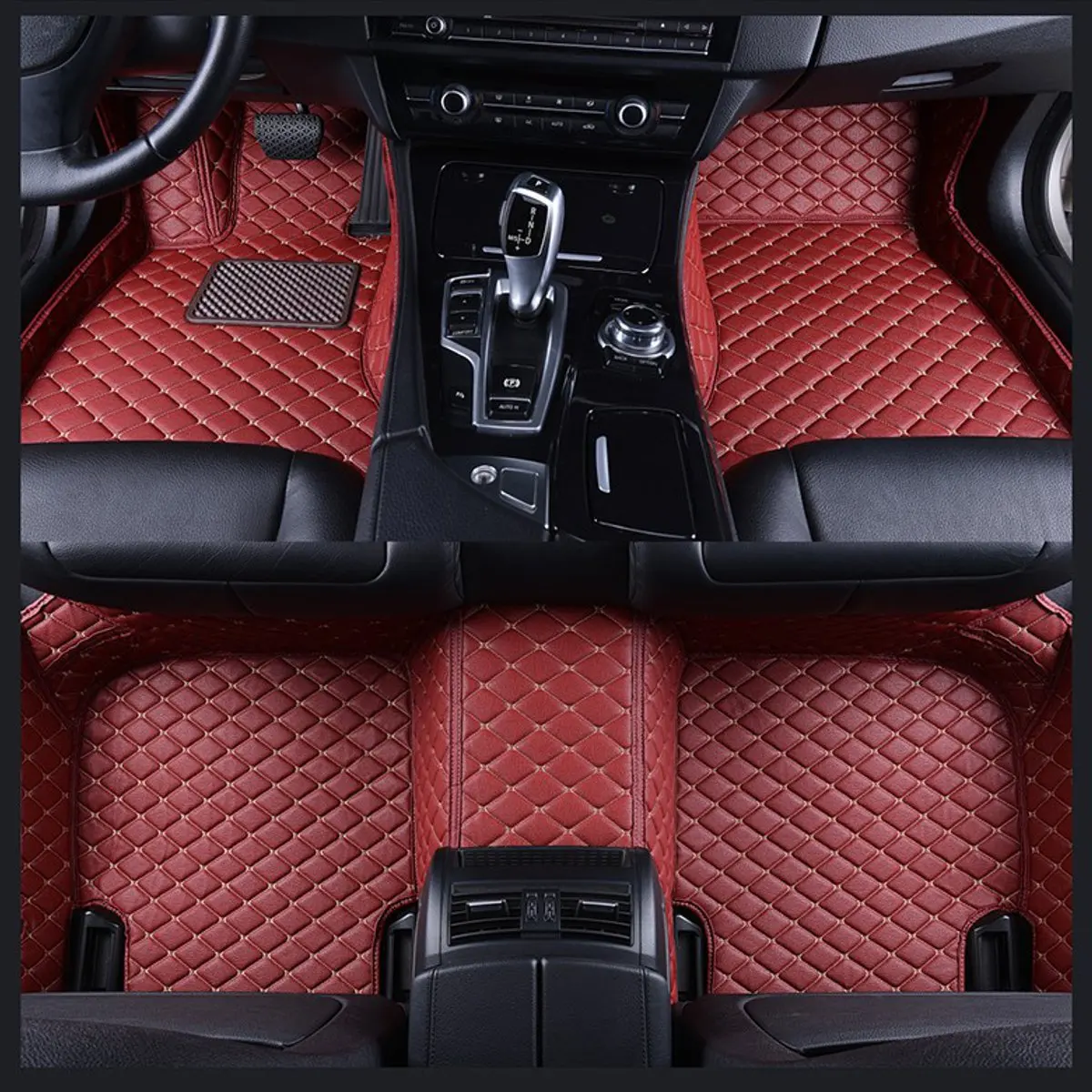 

Flash mat leather car floor mats for BMW X5 E70 2007 2008 2009 2010 2011-2013 auto foot Pads automobile carpet cover Waterproof