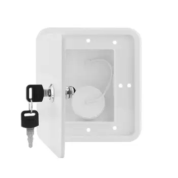 

New Caravan Square Hatch Cover Gravity Inlet Easy to Install RV Water Filler Access