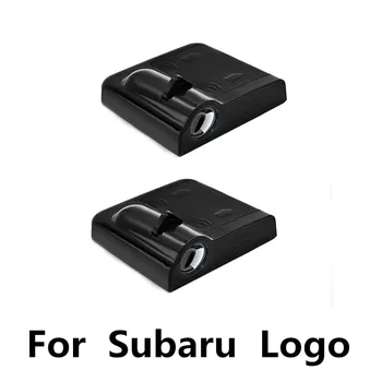 

2X Wireless Car LED Door Logo Light Laser Projector Ghost Shadow Welcome Light Universal For Subaru B9 Tribeca Baja BRZ XV SVX