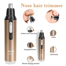 Электрический перезаряжаемый триммер для носа и ушей, триммер для бровей, машинка для стрижки волос, бритва для удаления, триммер для ухода за лицом для мужчин и женщин