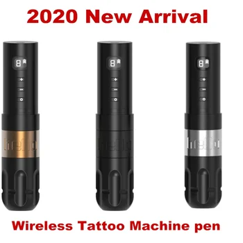 

2020 New Arrival Wireless Tattoo Rotary Machine Pen Swiss Motor 1800mA/h Battery Capacity For Adjust Worrk Voltage
