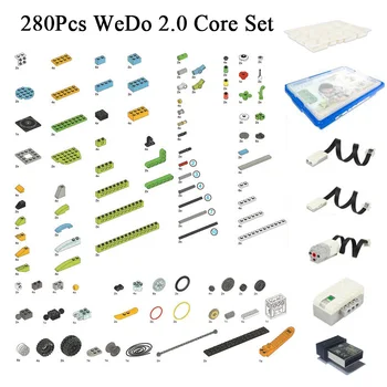 

280Pcs/Lot Educational Functions DIY Parts Compatible LOGOes 45300 WeDo 2.0 Core Set Building Blocks DIY Toys Christmas Gifts