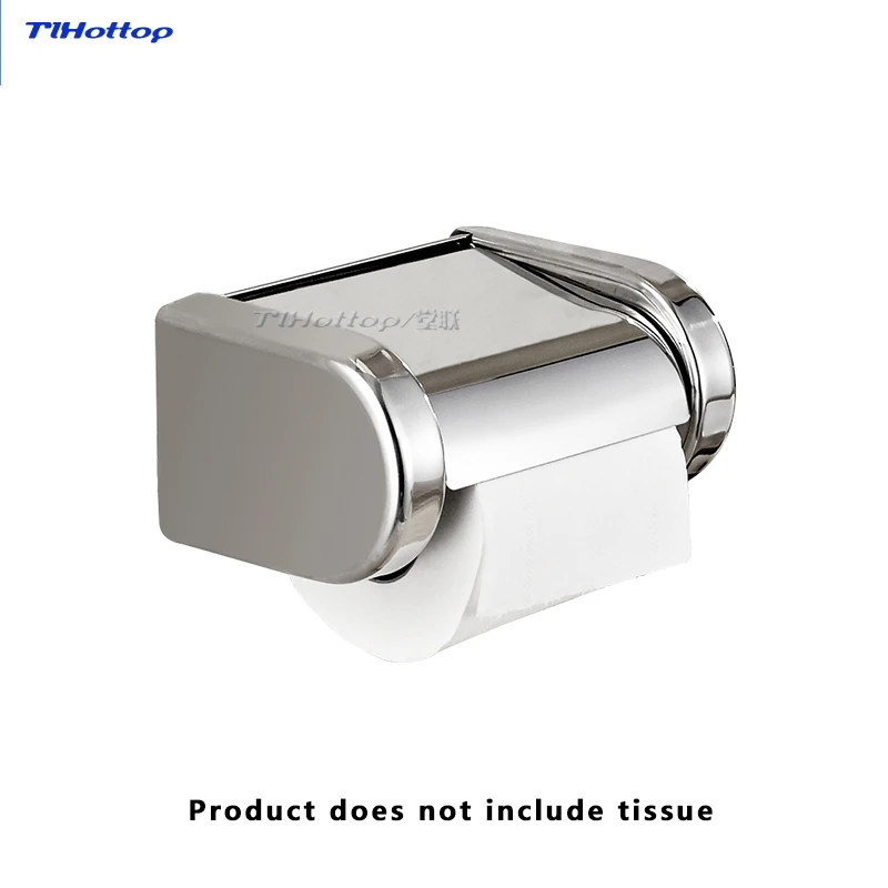 Mirror 1pc Tlhottop держатель рулона туалетной бумаги из нержавеющей стали с клапаном настенный держатель для бумажных полотенец аксессуары для ванной комнаты YJ-8814 - Цвет: Mirror 1pc