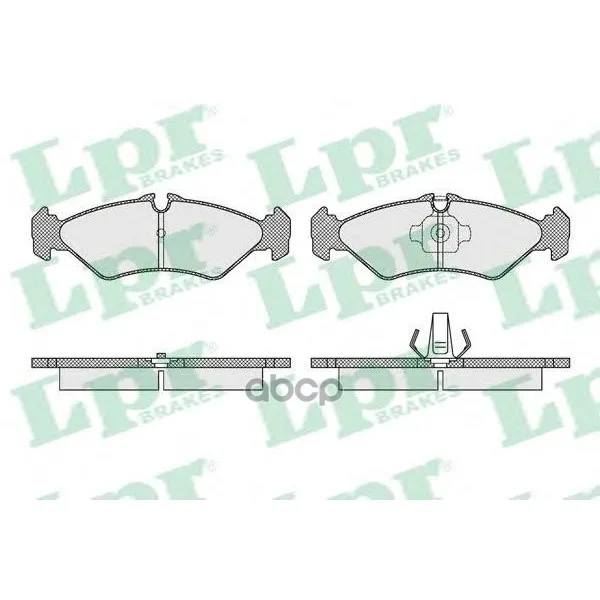 Колодки Тормозные Mercedes Sprinter(2-4t) 9506/Volkswagen Lt 9606 Задние Lpr 05p1614 Lpr арт. 05P1614