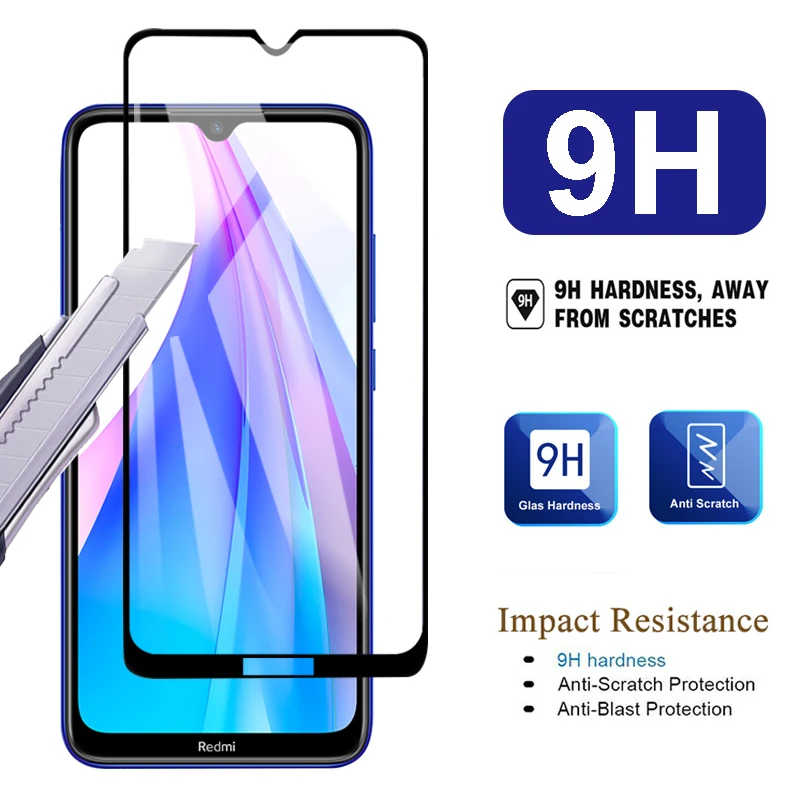 Tempered Glass Only 3-в-1 стекло+ магнитом Силиконовое чехол жля редми нот 8 про чехол на Redmi Note 8T note 8 pro чехол противоударный мягкий чехол на телефона xiaomi note 8t чехол на редми нот 8т чехол note 8 t магнитная кольцом чехол - Цвет: Tempered Glass Only
