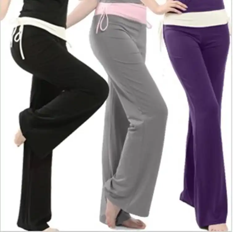 Quần Tập Yoga Nữ Dai Rời Vũ Quần Quần ống Rộng Ao Cao Cấp Chắc Chắn Nhảy Thoải Mai Thun Loe Quần Cotton Mềm Mại Yoga Pants Yoga Pants Womenyoga Women Pants Aliexpress