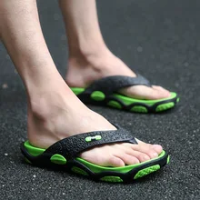 Summer Slippers for Men Casual Sandals Comfort Non-slip Indoor Slippers Men Fashion Beach Flip-flop Male Sandals Cool Slippers