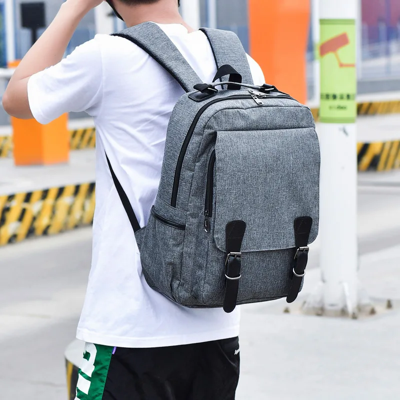 Fashion Trend Backpack Men's Casual Backpack Korean Travel Bag Large