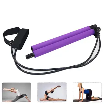 

Yoga Resistance Bands Pilates Stick Bodybuilding Gym Rubber Tube Elastic Bands Fitness Equipment Training Exercise Favo