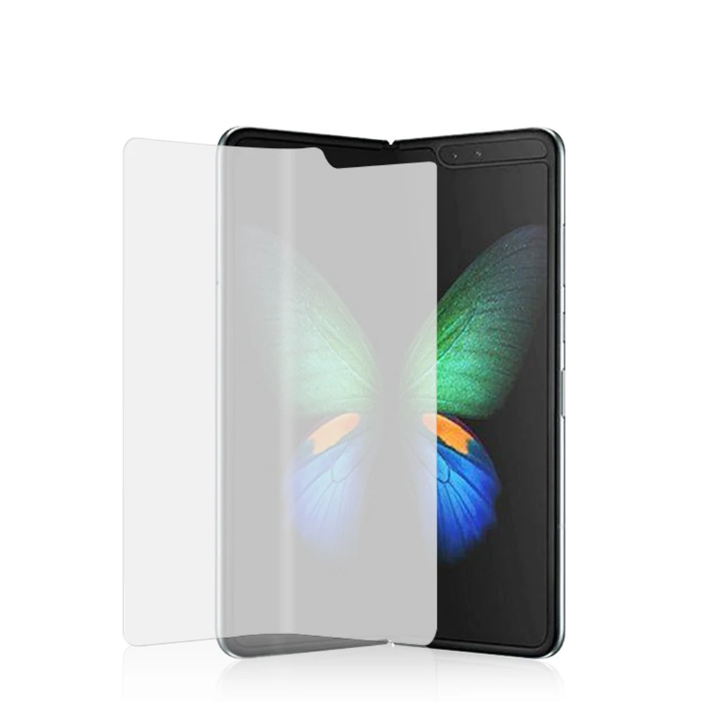 Изогнутая полная крышка прозрачная защитная пленка для экрана для samsung Galaxy Fold ультра тонкая против царапин нано мягкая защитная пленка tpu