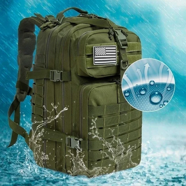 Waterproof Trekking Fishing Hunting Backpack Outdoor Military Rucksacks 6