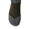 Calcetines gruesos de lana para hombre, medias de senderismo para deportes al aire libre, color verde militar, 1 par ► Foto 2/3
