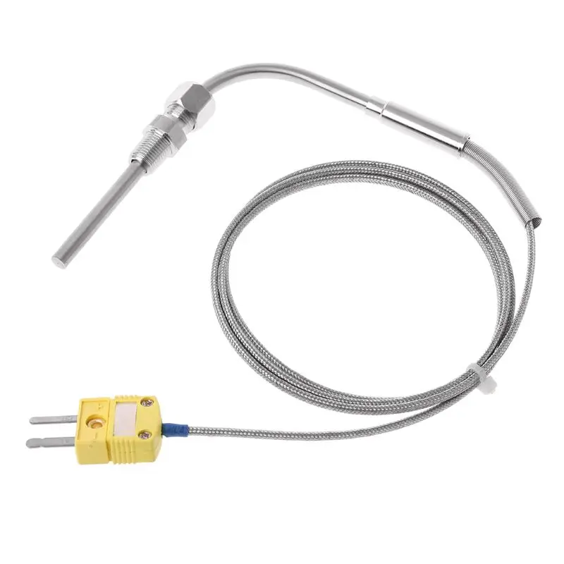 

EGT K Type Thermocouple Temperature Controller Tools 0-1250 C Exhaust Gas Temp Sensor Probe Connector with Exposed Tip