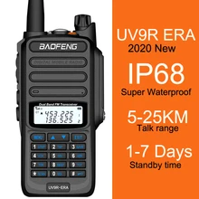 Baofeng версия портативная рация 25 км 10 Вт IP68 Водонепроницаемая Baofeng uv-9r ERA plus cb ham Радио comunicador UHF VHF радио