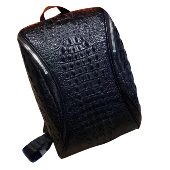 

Authentic Exotic Crocodile Scales Skin Men's Casual Chest Bag Small Travel Bag Genuine Real Alligator Leather Male Crossbody Bag