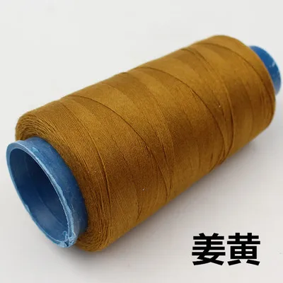 turmeric 20 S/3 высокоскоростная катушка многоцветная швейная нить 1400Y промышленная швейная нить для машины, используется: плотная ткань/Деним/джинсы/холст - Цвет: turmeric